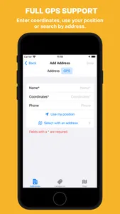 Maps Address Book screenshot 2
