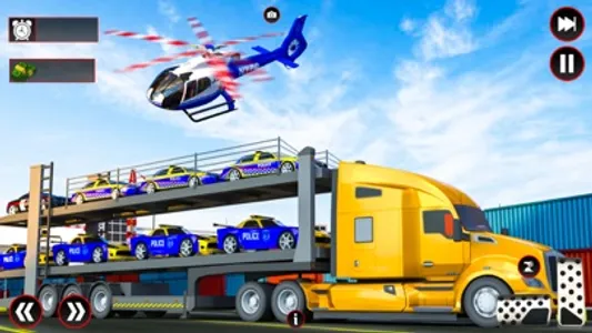 Patrol Police Car Transport 3D screenshot 2