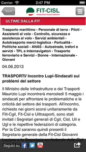 Fit-Cisl screenshot 2