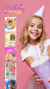 Birthday party invitation for screenshot 0