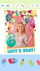 Birthday party invitation for screenshot 4