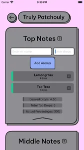 Nosy - Aroma Calculator screenshot 0