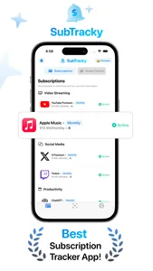 Subscription Tracker:SubTracky screenshot 0