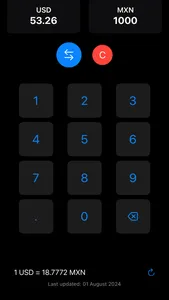 Pesos to Dollars Conversionº screenshot 1