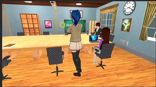 High School Teacher Anime Game screenshot 1