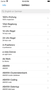 SAPdict screenshot 1