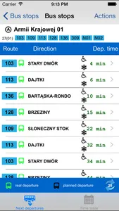 myBus online screenshot 1