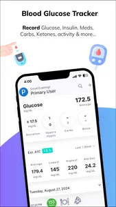 Glucose Blood Sugar Tracker screenshot 0