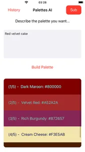 Color Palette Generator AI screenshot 0