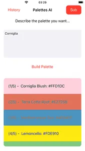 Color Palette Generator AI screenshot 1