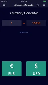 iCurrency Exchange Converter screenshot 1