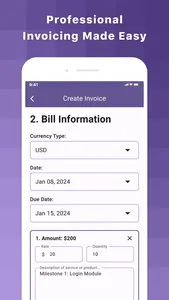 Swift Invoices screenshot 3