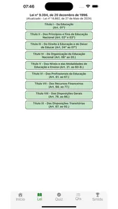 LDB 2025 - Lei nº 9.394 screenshot 3