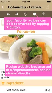 Recipebookmarks screenshot 2