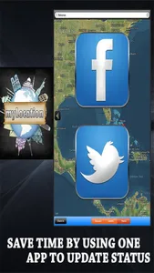 myLocation Status Updater GPS screenshot 1