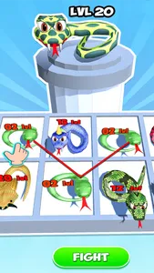 Snake Run Merge & Evolve screenshot 0