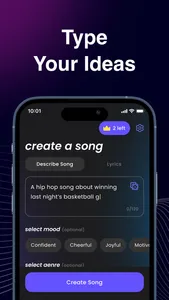 Echo : AI Music Generator screenshot 1