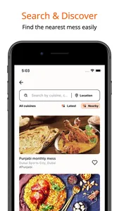 Yallamess -Monthly mess finder screenshot 0