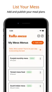 Yallamess -Monthly mess finder screenshot 2
