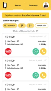 TruckPad: Cargas e Fretes screenshot 0