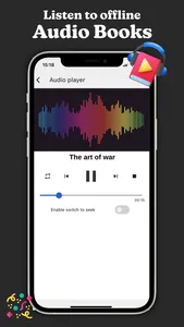 Audiowise: mp3 podcast & books screenshot 1