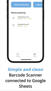 Barcode Scanner to GSheets screenshot 0