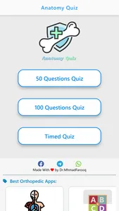 Human Anatomy Quiz MCQs App screenshot 0