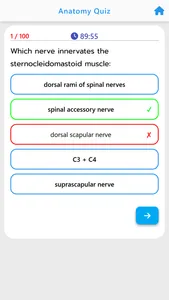 Human Anatomy Quiz MCQs App screenshot 1