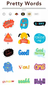 Pretty Words Text Stickers screenshot 2