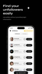 Unfollowa screenshot 0