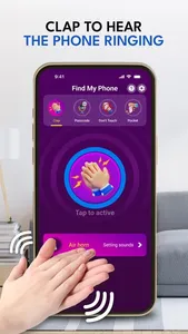 Clap Find My Phone: Alarm screenshot 1