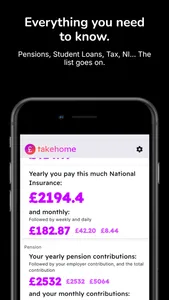 takehome: UK Take-Home Salary screenshot 1