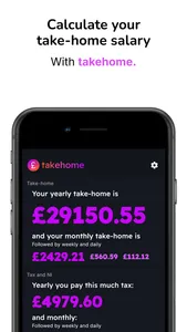 takehome: UK Take-Home Salary screenshot 4
