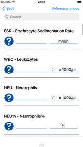 Blood Tests Results screenshot 1