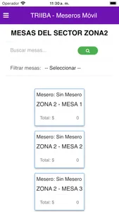 triiba - meseros screenshot 2