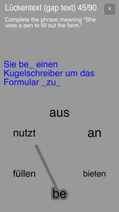 Gamified German Prefixed Verbs screenshot 0
