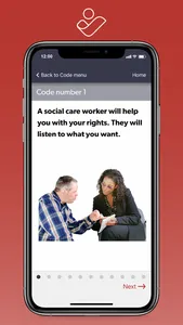 Easy Read Social Care Code screenshot 2