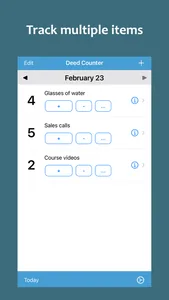 Deed Counter - Daily Tracker screenshot 0