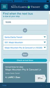 Santa Clarita Transit screenshot 2