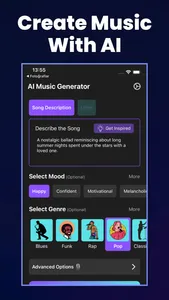 AI Song Generator - AIMelody screenshot 0