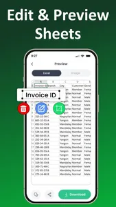 Image to Excel Converter－XLSX screenshot 3