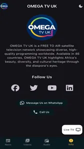 OMEGA TV UK screenshot 4