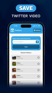 TwiSave: Twitter Video Saver screenshot 0
