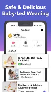 Starting Solids: BLW Recipes screenshot 1