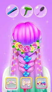 Braid Spa Hair Salon Game screenshot 1