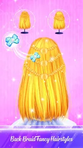 Braid Spa Hair Salon Game screenshot 3