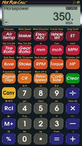 Hot Rod Calc screenshot 2