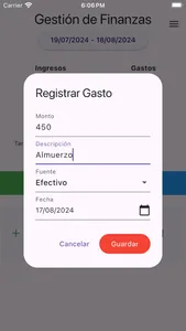 Gastos Diarios: Finanzas screenshot 1