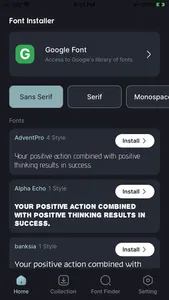 Font Installer - Install fonts screenshot 0