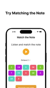 Perfect Pitch - Piano Notes screenshot 0